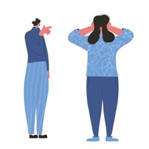 Deux collègues en désaccord dans un bureau, illustrant un comportement toxique au travail