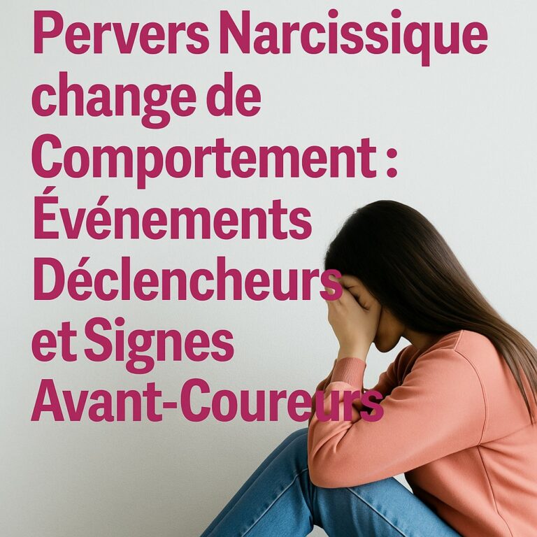 Illustration représentant le changement de comportement d’un pervers narcissique après un déclencheur dans une relation toxique