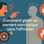 Illustration d’un salarié appliquant une stratégie de contre-feu pour se protéger d’un pervers narcissique au travail