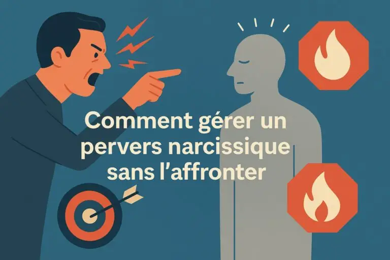 Illustration d’un salarié appliquant une stratégie de contre-feu pour se protéger d’un pervers narcissique au travail