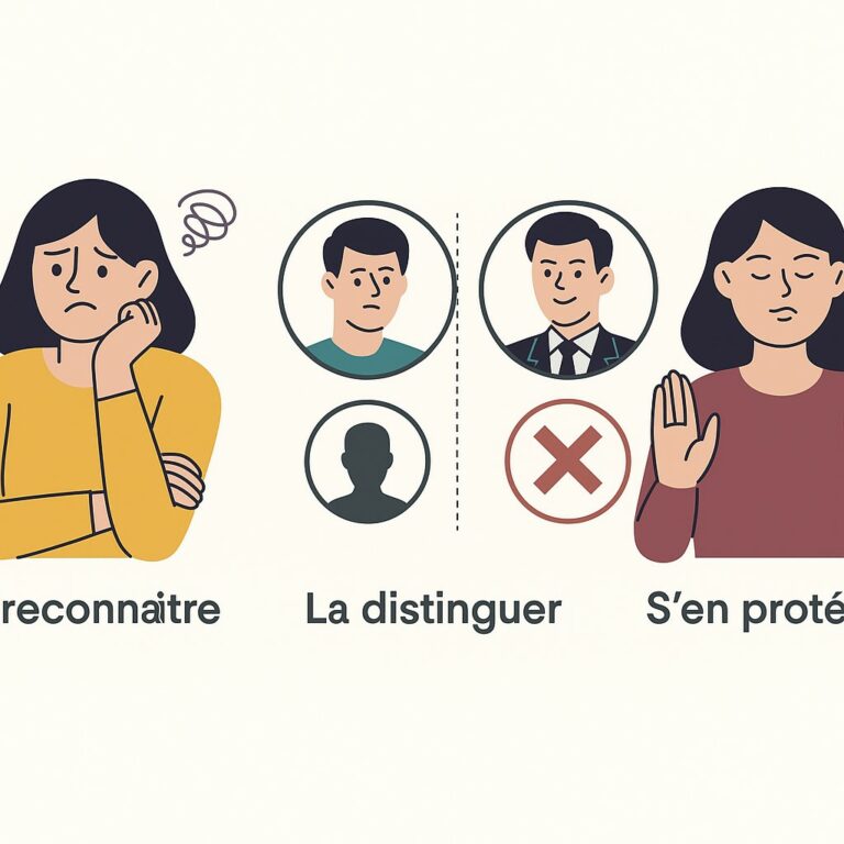 Illustration représentant l’immaturité émotionnelle : comment la reconnaître, la distinguer d’une personnalité toxique et s’en protéger.