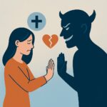Femme apaisée en méditation, symbolisant le lâcher-prise après une relation toxique