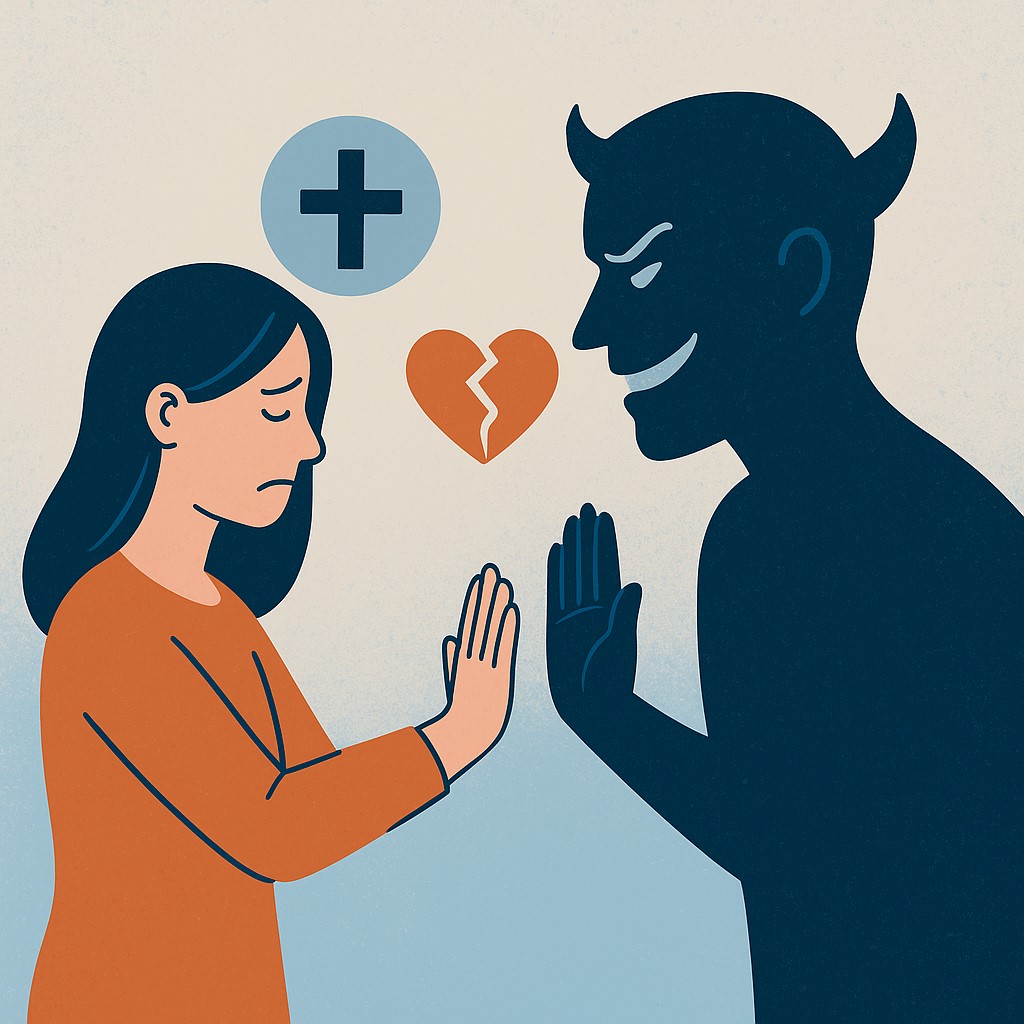 Femme apaisée en méditation, symbolisant le lâcher-prise après une relation toxique