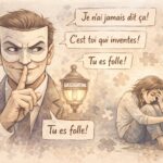 Illustration douce du mensonge et de l’emprise psychologique exercée par un pervers narcissique sur sa victime